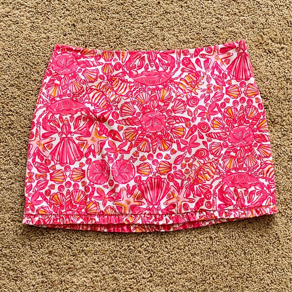 NWOT LILLY PULITZER CHUM BUCKET CALLIE MINI SKIRT